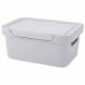 Ящик с крышкой универсальный Luxe, 4,6л, светло-серый