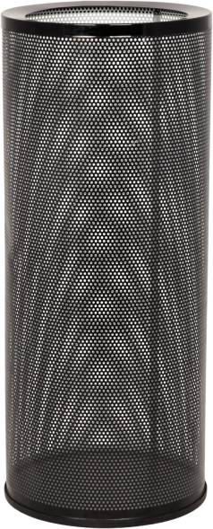 Урна для мусора металлическая перфорированная, 30 литров. черный