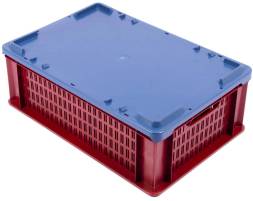 Пластиковый ящик 600х400х200 с перфорацией стенок