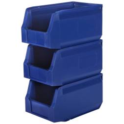Складской лоток для метизов, мелочей и деталей Logic Store®, 250х150х130 мм, синий [12.402]