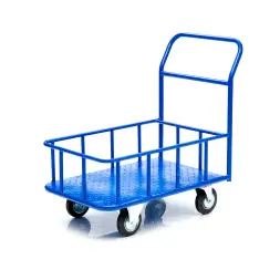 Тележка платформенная Стелла-техник КПБ-300-125-К, с бортом, 600х900мм