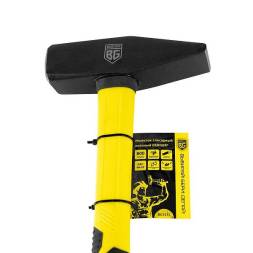 Молоток слесарный кованый, фиберглассовая рукоятка, 800 г. BERGER