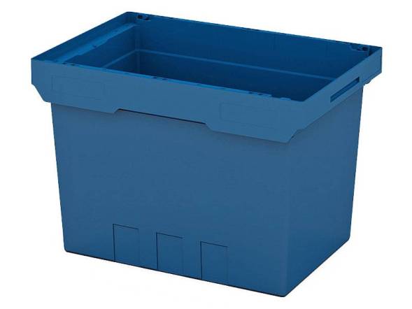 Контейнер пластиковый вкладываемый INSTORE, 600х400х420 мм, синий [KV 6442]