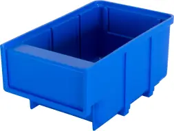 Контейнер полочный пластиковый, 170x105x80 мм, 1.43 л, синий [6001]