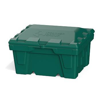 Ящик для соли, реагентов 250 литров, зеленый