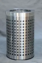 Урна Баррель Перфо, 500х800 мм, шлифованная, 150 л