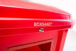 Ящик для песка Boxsand 0,5 м3 с дозатором и с нишами для вил погрузчика