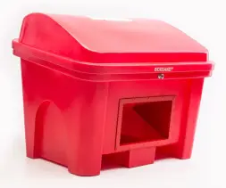 Ящик для песка Boxsand 0,5 м3 с дозатором и с нишами для вил погрузчика