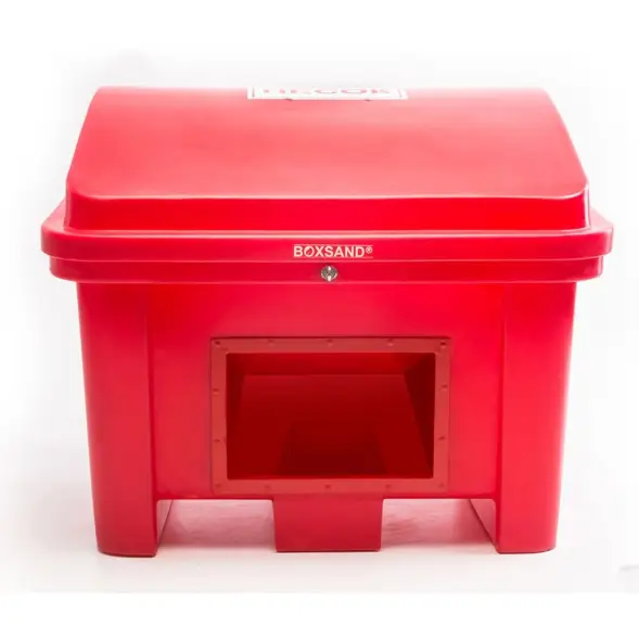 Ящик для песка Boxsand 0,5 м3 с дозатором и с нишами для вил погрузчика