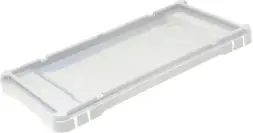 Крышка пластиковая для ящика морозостойкая, 605x305 мм, белый [417-к м]