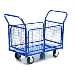 Тележка платформенная Стелла-техник КПО-300-С-200-И, с бортами, 600х1000мм