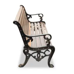 Скамейка чугунная «Аллея» 0,6 м (кресло)