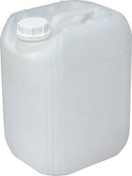 Канистра пластиковая, 10 л, 40 мм, белый [5161]