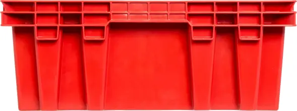 Ящик пластиковый перфорированный, 600x400x152 мм, 27 л, синий [403]