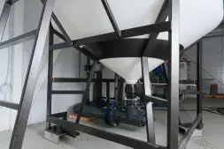 Емкость ЦКТ 3000 л с патрубком 110мм с фланцем под плотность до 1,2 г/см³ белая