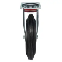 Колесо поворотное Стелла-техник 4001-250 диаметр 250мм, грузоподъемность 210кг, резина, металл