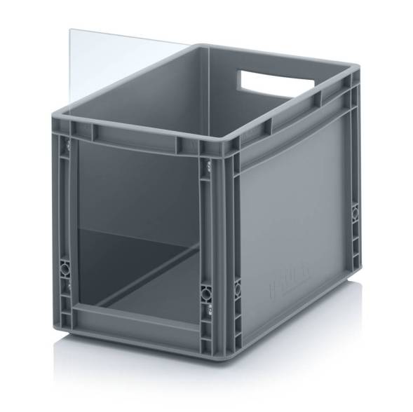 Евроконтейнер пластиковый без передней стенки в евроформате SLK ES SLK ES 43/32 40x30x32 см