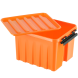 Контейнер с крышкой и клипсами Rox Box Original, 3,5 л, 210x170x135 мм, оранжевый
