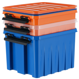 Контейнер с крышкой и клипсами Rox Box Original, 3,5 л, 210x170x135 мм, оранжевый