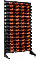 Стеллаж с пластиковыми ящиками 1801-1/14/0 СH-O