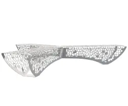 Скамейка стальная «Филигран» трехлучевая