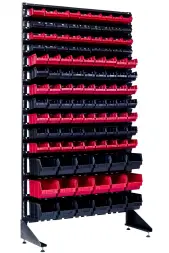 Стеллаж с пластиковыми ящиками 1801-4/7/3 CH-K