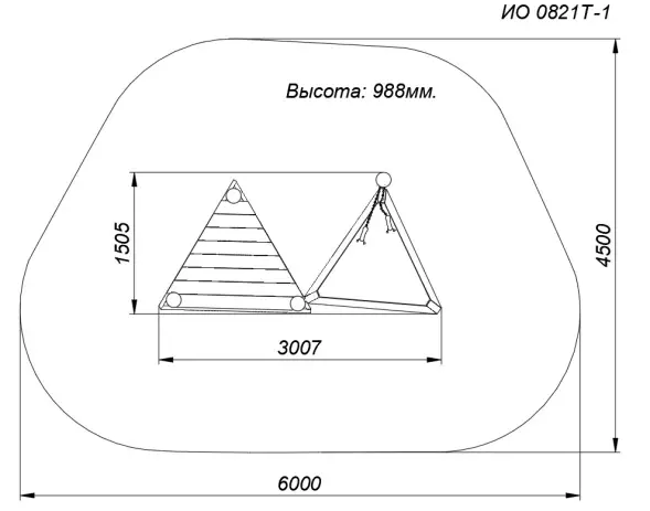Песочница HARDWOOD «Протарас»
