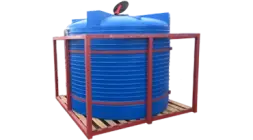 Металлическая кассета одинарная для установки бочки Т6000 л на агротехнику или грузовой автотранспорт