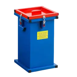 Контейнер герметичный специализированный вертикальный для битых ламп и термометров ГСК 1000, 1000х1000х1000 мм