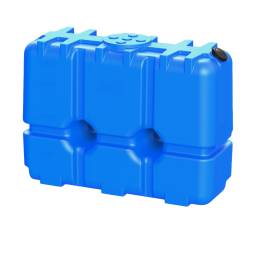 Емкость пластиковая вертикальная для хранения дизельного топлива, масел и ГСМ, 2000 л, синий [TRT2000S13]