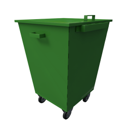 Контейнер для мусора на 750 литров на колесах [10363]