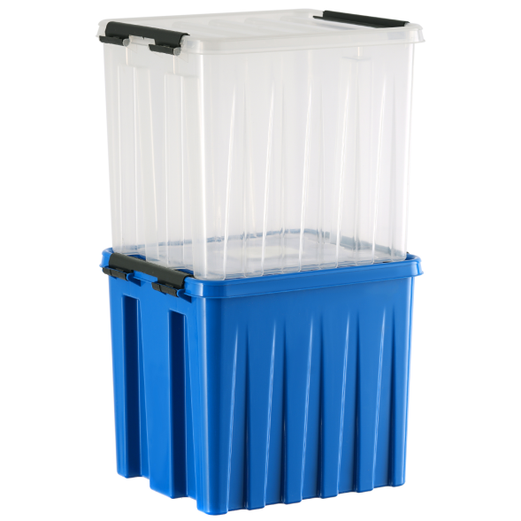 Контейнер с крышкой и клипсами Rox Box Original, 4,5 л, 210x170x175 мм, прозрачный