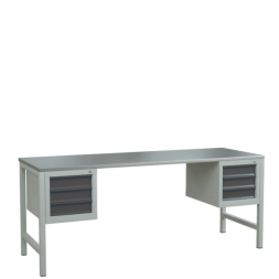 Верстак 2000 с 2 подвесными тумбами с 3 ящиками [9565]