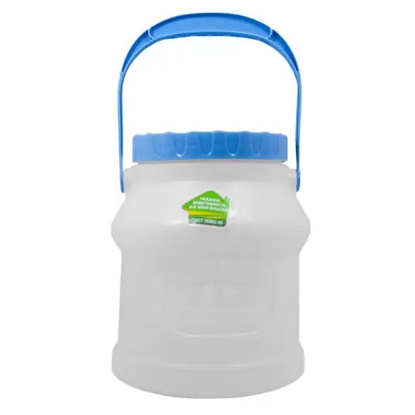 Бидон (фляга) пластиковый для пищевых продуктов с крышкой Martika Просперо, 3 л, белый [С925БЕЛ]