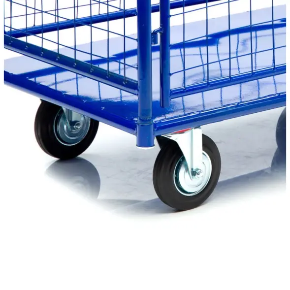 Тележка платформенная Стелла-техник КПО-500С-200-И, с бортами, 650х1150мм
