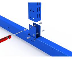 Система хранения двухсторонняя ДВК SORTEX 1495-2 №1-4, синий [КГ030396]
