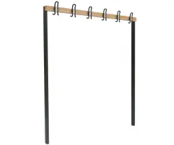 Вешалка для раздевалок «Бэйсик» 1,2 м