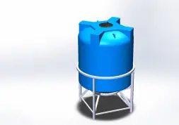 Бункер 5000 л в обрешетке