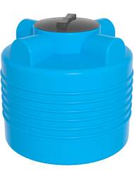 Емкость пластиковая цилиндрическая вертикальная, 200 л, синий [ЭВЛ 200(И)]