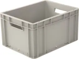 Ящик (лоток) универсальный полипропиленовый, 400x300x220 мм, 21 л, серый [ЕС 4322.1]
