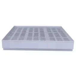 Металлический поддон для бочек ПДМ-06 1200x1200x300 мм Серый