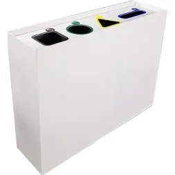 Урна Монолит-4, с наклейками, с емкостью 45 л + 3х30 л