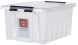 Контейнер с крышкой и клипсами Rox Box Original, 36 л, 500×390×250 мм, прозрачный