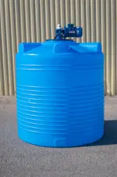 Емкость ЭВЛ 1000 синий с лопастной мешалкой