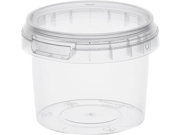 Контейнер 120 мл. круглый, d69мм, с прозрачной крышкой
