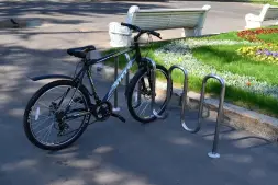 Велопарковка «Комби-77» из нержавеющей стали