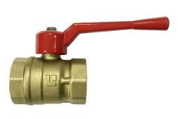 Кран шаровый латунь г-г рычаг 1"