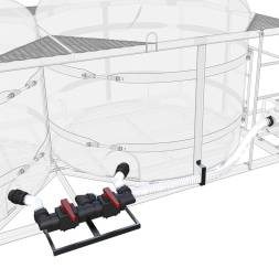 Комплект слива боковой для мотопомпы G3 на две емкости TR