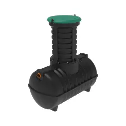 Емкость подземная Rostok G 1800 с горловиной 1000 мм с входом 110