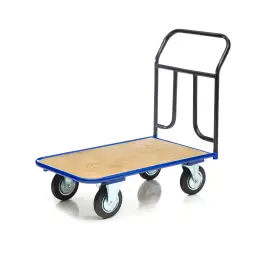 Тележка платформенная Стелла-техник КПТ-500-200-К, с фанерой, 600х1000мм